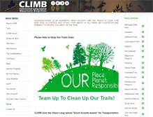 Tablet Screenshot of climbonline.org
